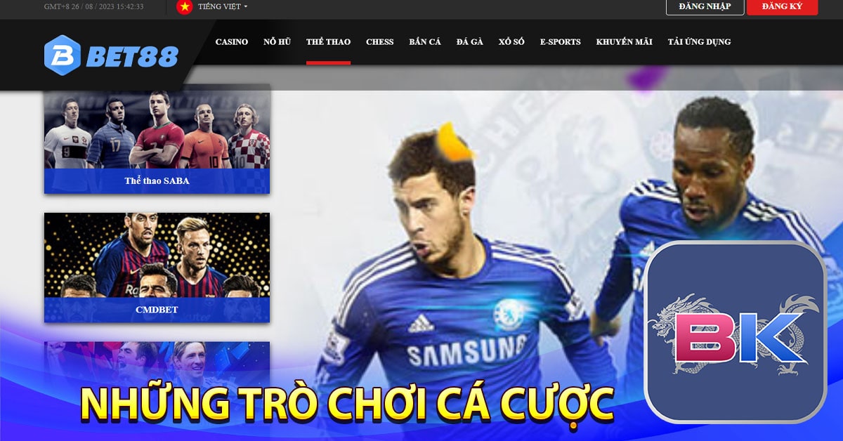 Thể thao Bet88 ✔️ Điểm cá cược thao hấp dẫn nhất hiện nay 7 Những trò chơi cá cược có trong thể thao bet88