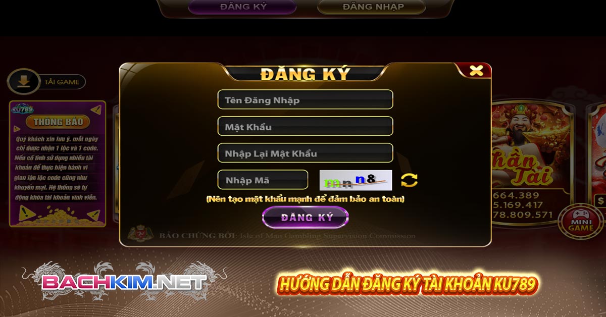 KU789 🎖️ Link Đăng Ký, Tải App Game Play KU789.COM 7 Hướng dẫn đăng ký tài khoản KU789